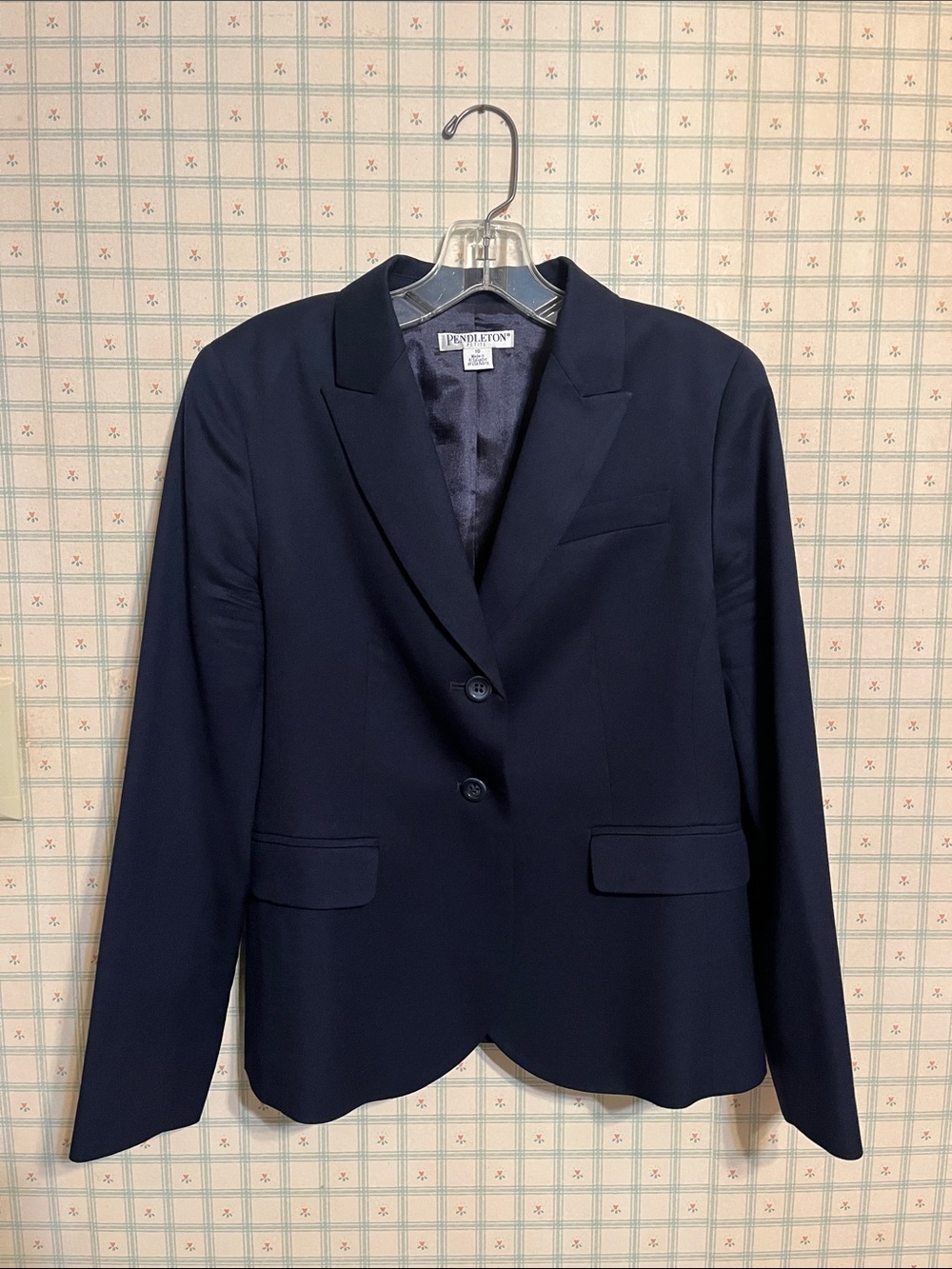 Pendleton Dark Navy Women's Tailored Blazer